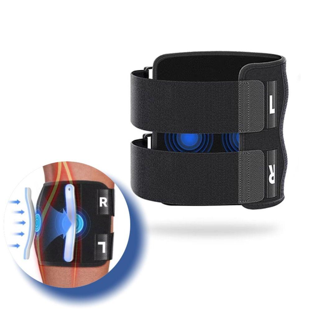 Dual Pressure Pads Sciatic Nerve Brace Compression Knee Pads  Sports Protective Gear