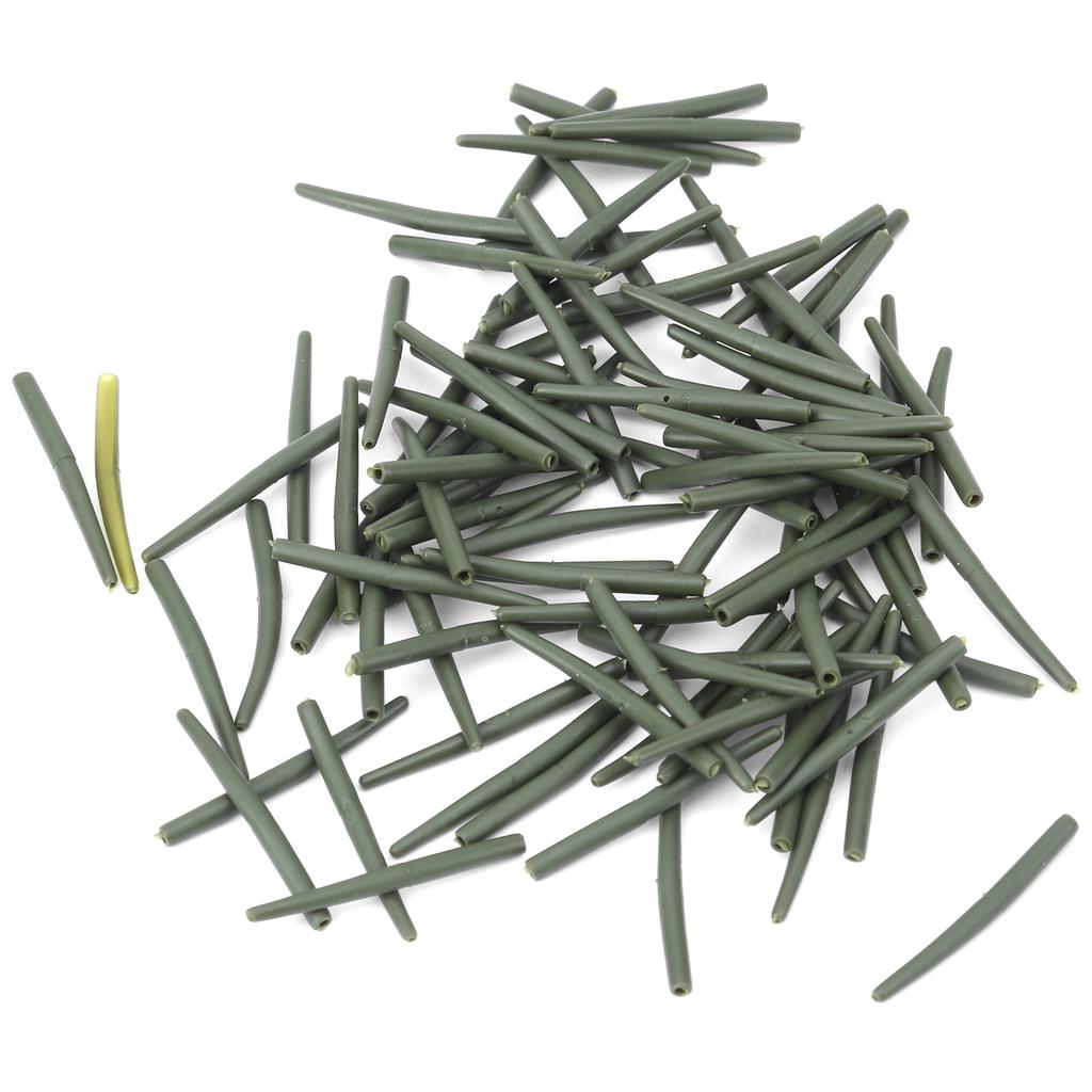 100Pcs Set 36MM Carp Fishing Rig AntiTangle Sleeves Terminal Connect Rubber Hose