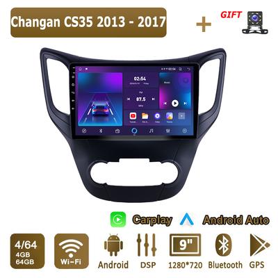 Android Carplay автомобильное радио для Changan CS35 2013 - 2017 мультимедийный плеер головное устройство стерео GPS навигация BT WIFI 4+64 ГБ