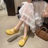 Inner Height-increasing Slippers for Women To Wear New Thick-soled Bag Head Half Slippers with Skirt and One Pedal Slippers