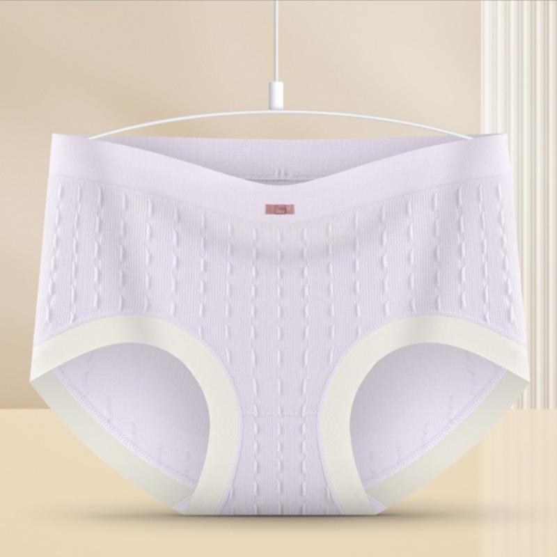 Honey Peach Hip Underwear Women's Seamless Cotton Mid Waist Underwear Lifting Hip Girls' Triangle Pants