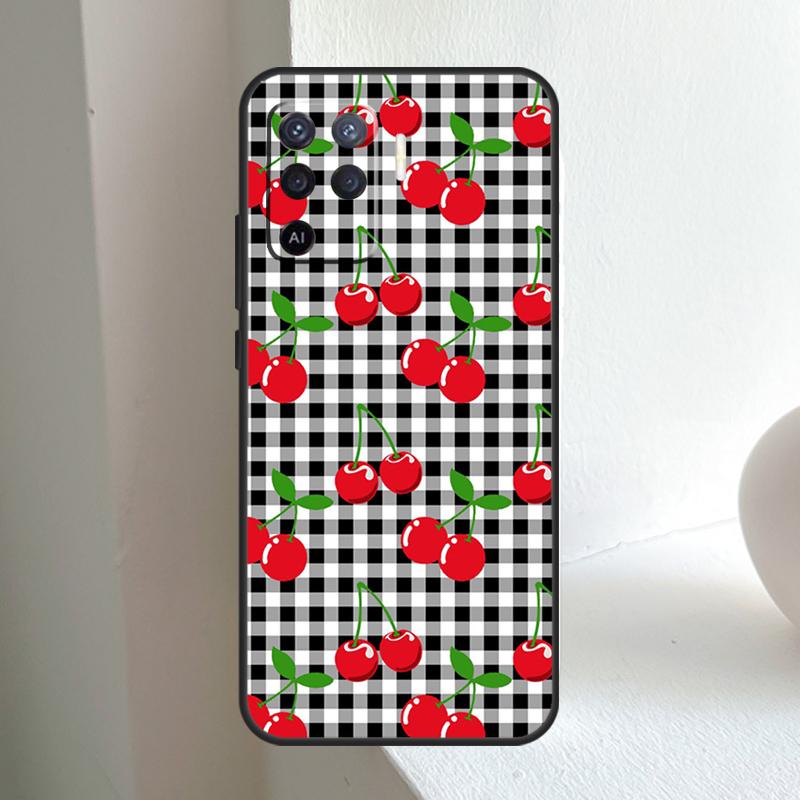 Чехол для телефона Food Fruit Red Cherry для OPPO A78 A98 A18 A38 A58 A5 A6 Pro A15 A17 A57 A16 A76 A96 A54 A74 A94 A40 A60 A80