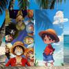 O-ONE P-PIECE Аниме Полотенце Быстросохнущие Пляжные Полотенца Подходят Для Бассейнов Кемпинга Йоги И Тренажерного Зала