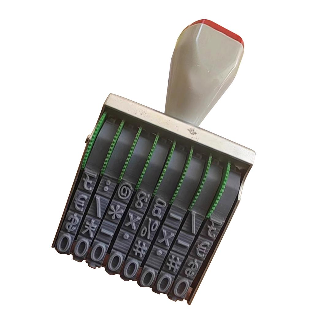 Многофункциональный штамп с цифрами Бизнес-штамп Офисные штампы 0-9 Регулируемые сменные штампы с цифрами Штамп для ценника