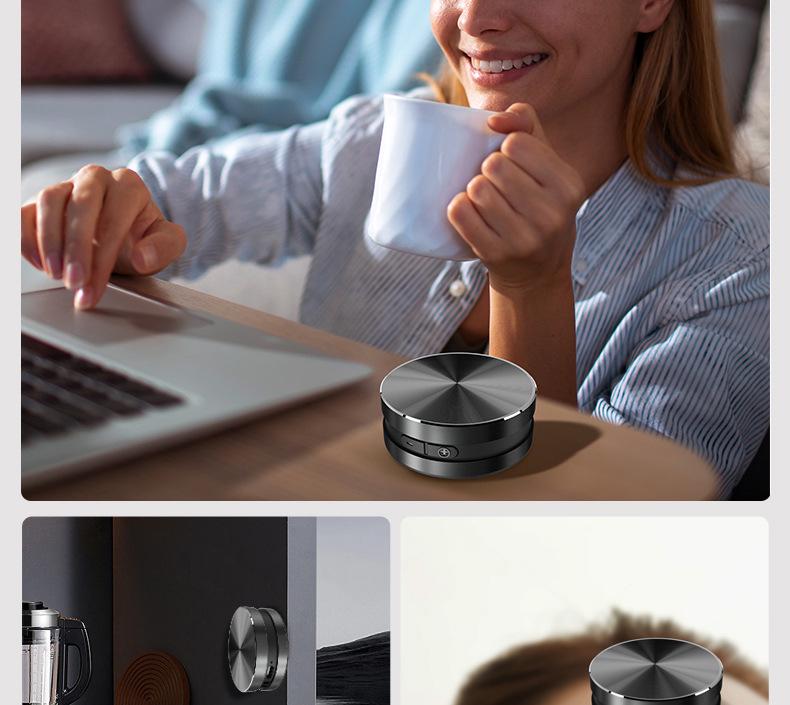 Bluetooth-динамик с костной проводимостью TM001: Металлический корпус с присоской и усовершенствованной черной технологией.