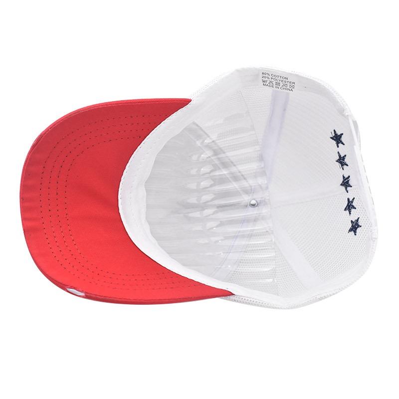 Горячая Распродажа Унисекс Регулируемая Сетчатая Кепка Повседневная Простая Вышивка Пятизвездочный Хлопок Бейсболка Летняя Кепка Дальнобойщика Для Женщин И Мужчин