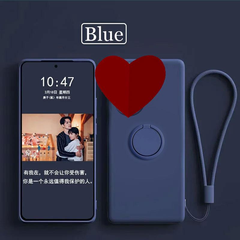 Чехол для Xiaomi Poco X6 X7 Pro Чехол Жидкий силиконовый чехол-подставка для кольца POCO X5 Pro Чехол противоударный бампер задняя крышка Funda