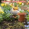 Acrylic Duck Yard Sign Lantern Pattern Ground Stake New Goose Garden Stake  Animal Yard Decor
