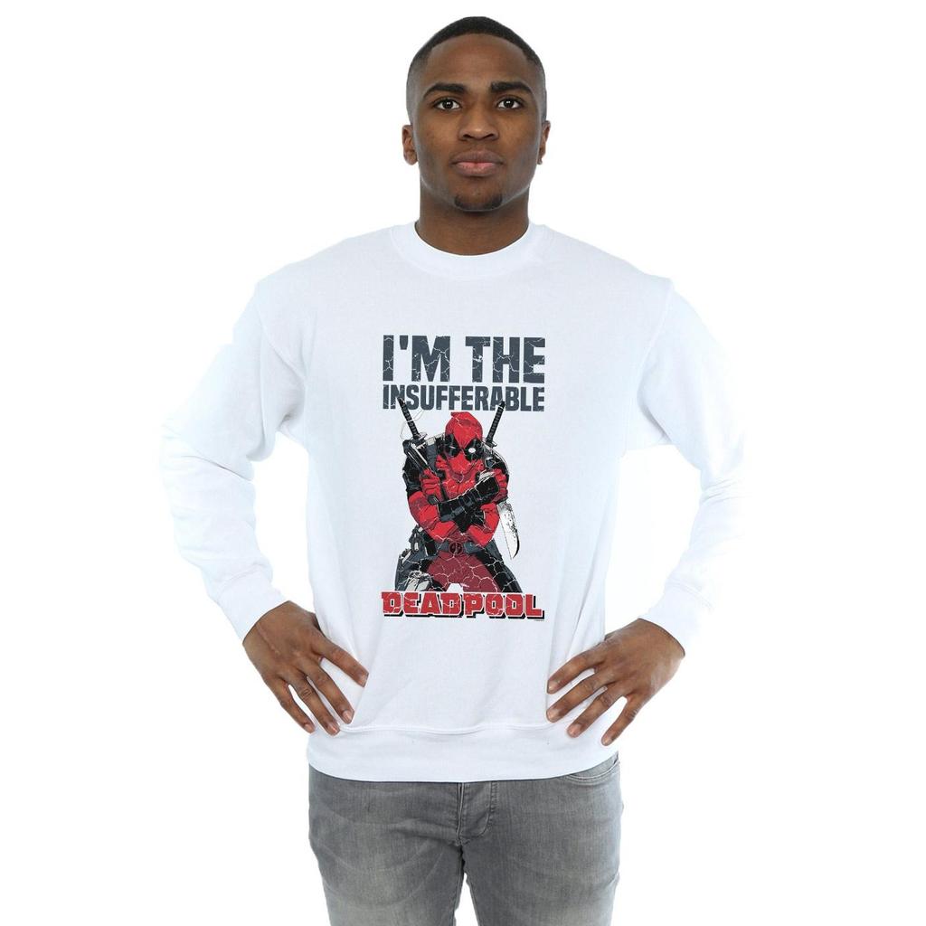 Marvel Mens Deadpool I´m The Insufferable Sweatshirt