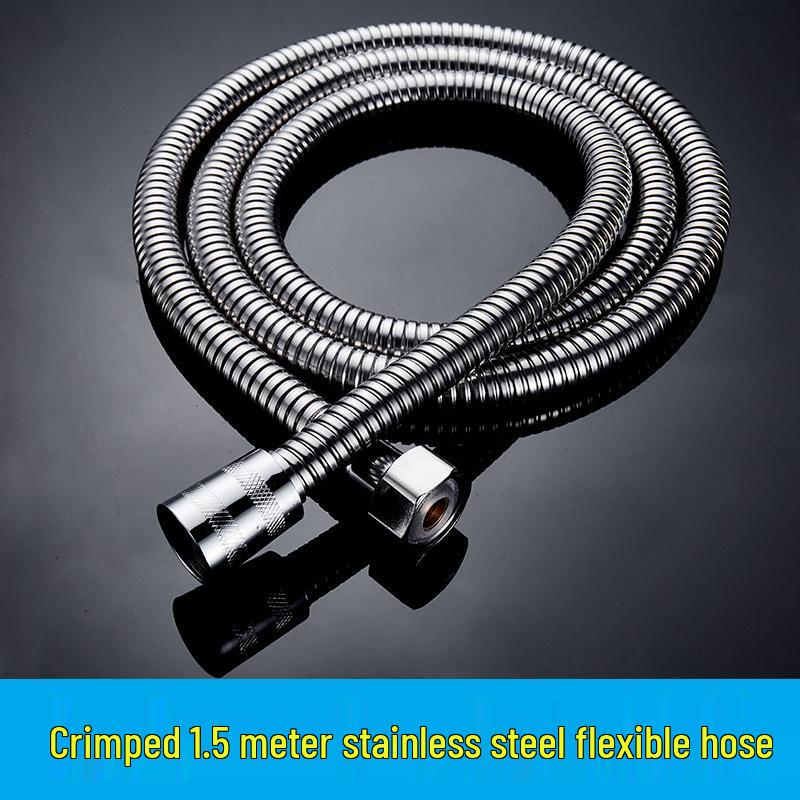 1,5/2 м Взрывозащищенный душевой шланг из нержавеющей стали с универсальной душевой лейкой