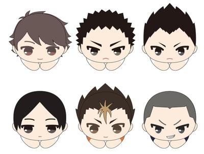 Коллекция объятий персонажей Haikyu 4 Коробка
