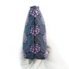 Indenya Inden Pouch Deerskin Miso Hydrangea Pattern Navy x Purple Calico x Gray Lacque 8008