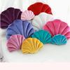 Sea Shell Velvet Back Shell Stuffed Plush Pillow Home Home Bed Sofa Cushion Decoration Plush Toys Gift