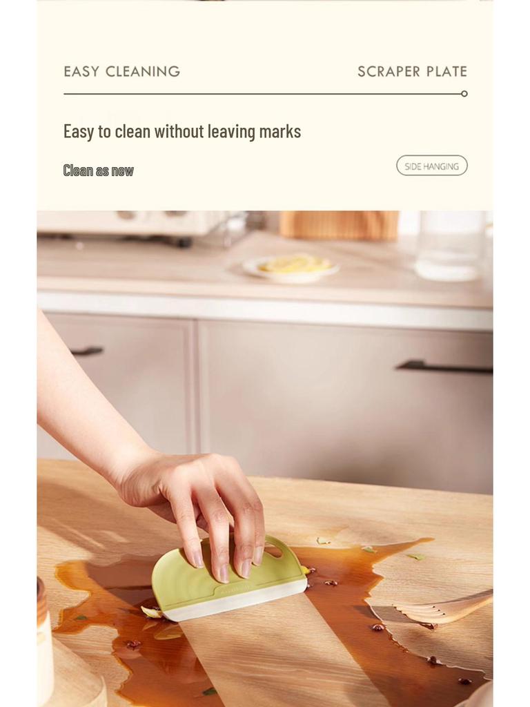 Mini Silicone Bathroom Squeegee Glass & Countertop Cleaning Tool