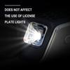 2x Хромированная рамка накладка крышки фонаря подсветки заднего номерного знака для Dodge Ram 1500 2010-2017