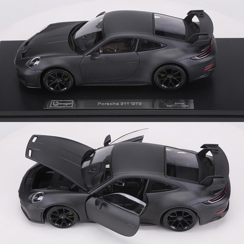 AABKP1 Burago 1:18 Porsche 911 GT3 50th Anniversary Edition Die Casting Alloy Car Model Limited Edition 1000