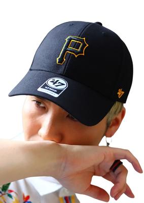 Кепка 47 Brand Pirates MLB Черная B-MVP20WBV (02)
