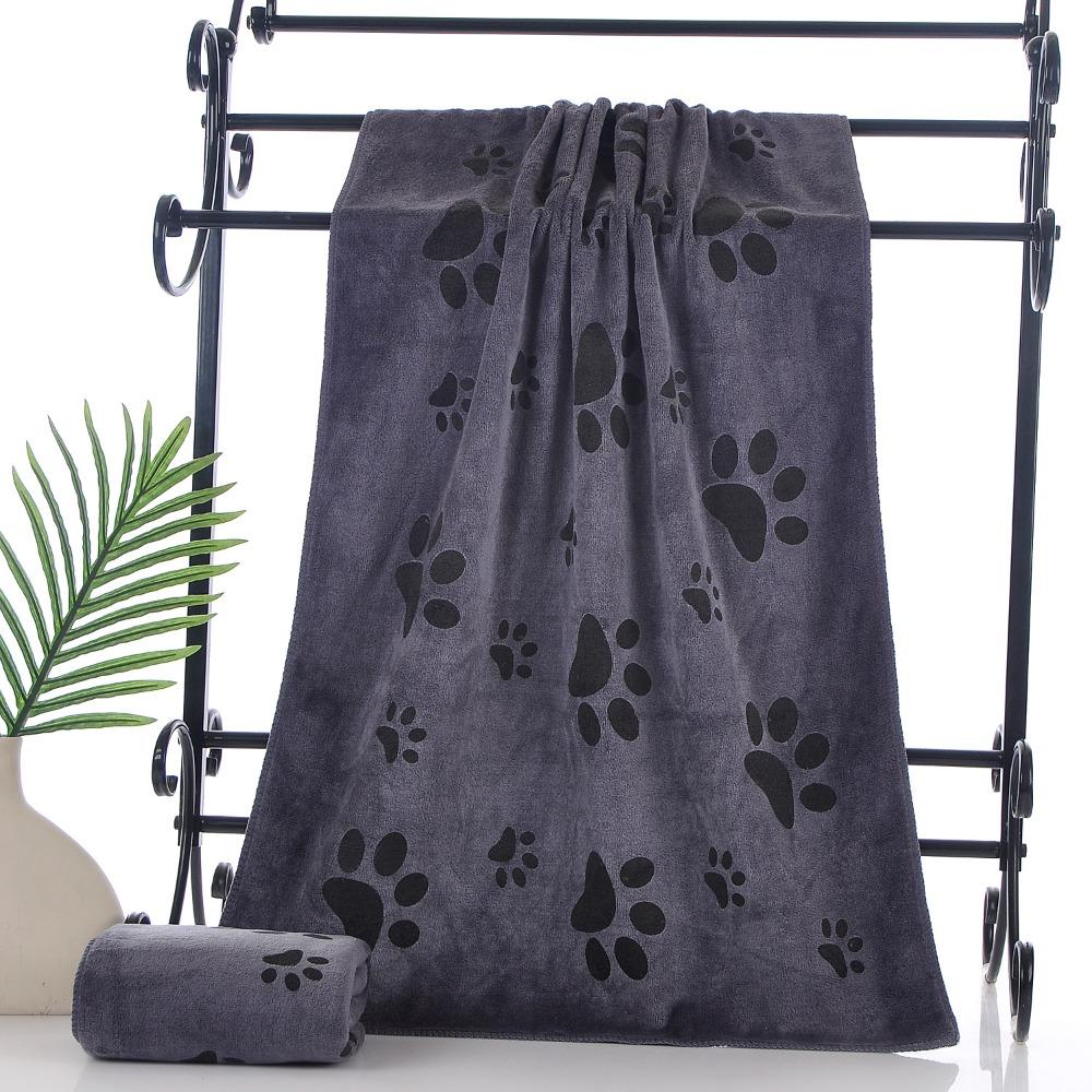Absorbent Microfiber Dog Towel Polyester Fiber Absorbent Pet Towel Car Wiping Cloth Dog Grooming
