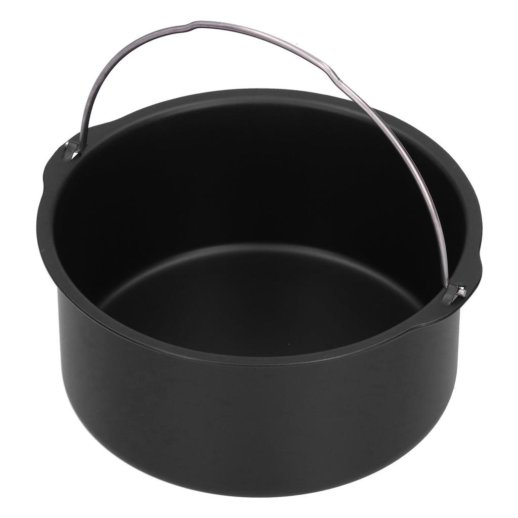 Противень для выпечки тортов из углеродистой стали с антипригарным покрытием, кухонный электрический аксессуар для фритюрницы(8in )