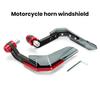 1 Pair Motorcycle Hand Guard with Windshield CNC Aluminum Universal 22MM Handlebar Hand Protector Motorbike Dirt Bike Scooter Modification Accessories