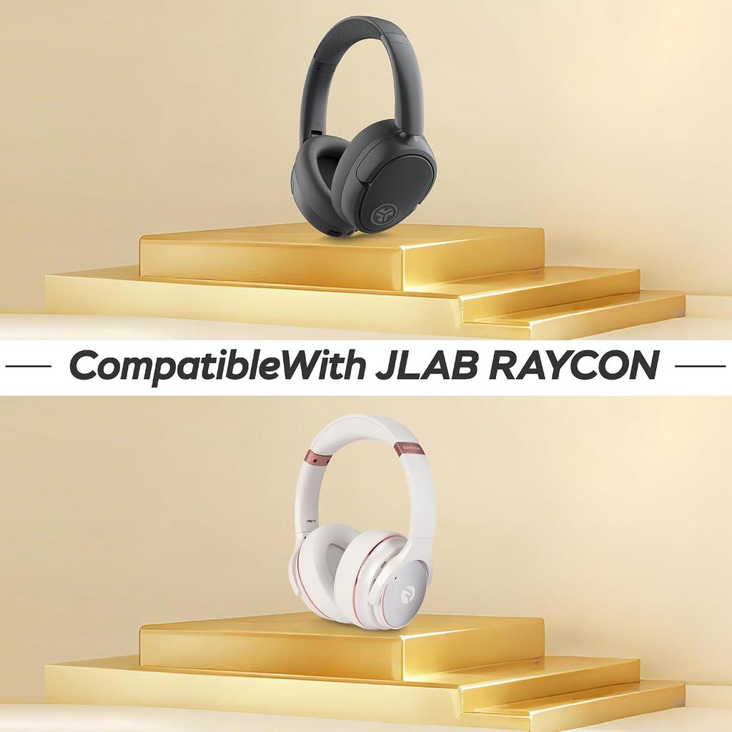 Hard Headphone Case for JLab JBuds Lux ANC/Raycon The Everyday, Black