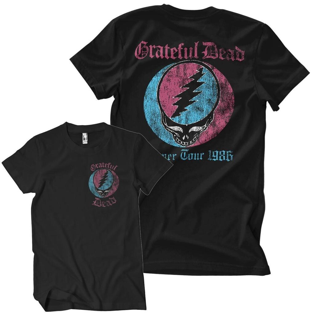 Officially Licensed Grateful Dead 1986 Summer Tour Mens T-Shirt