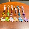 Resin Keychain Horse Design Lightweight Portable Key Chain with Lanyard Minimalist Style Key Holder