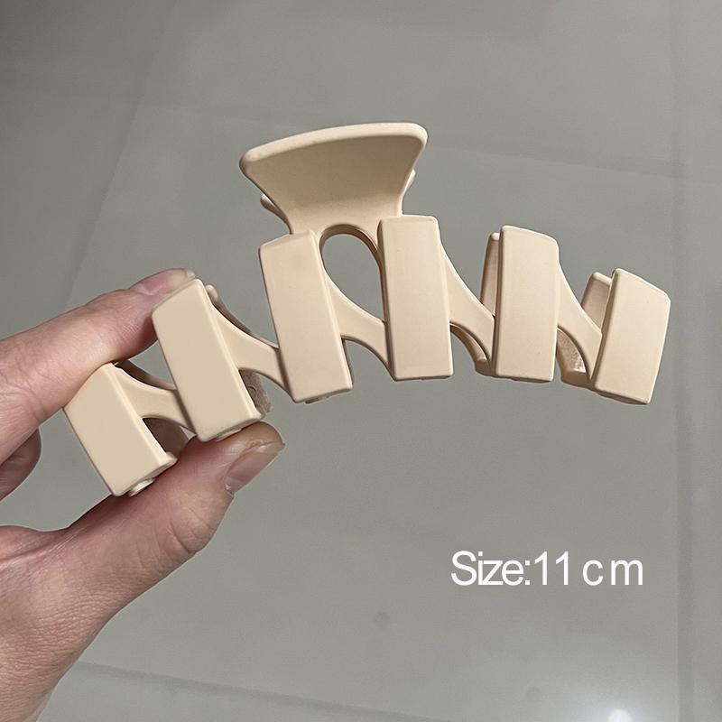 Большой краб для волос с бантом, новый модный однотонный черный зажим для волос в виде акульего плавника, инструменты для укладки волос, аксессуары для женщин, девушек