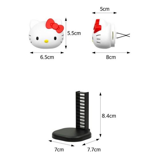 Belle Ament Sanrio Hello Kitty Big Face Refillable Car Air Freshener Set, Midsummer Night, 1 Set, a Popular Character In Korea