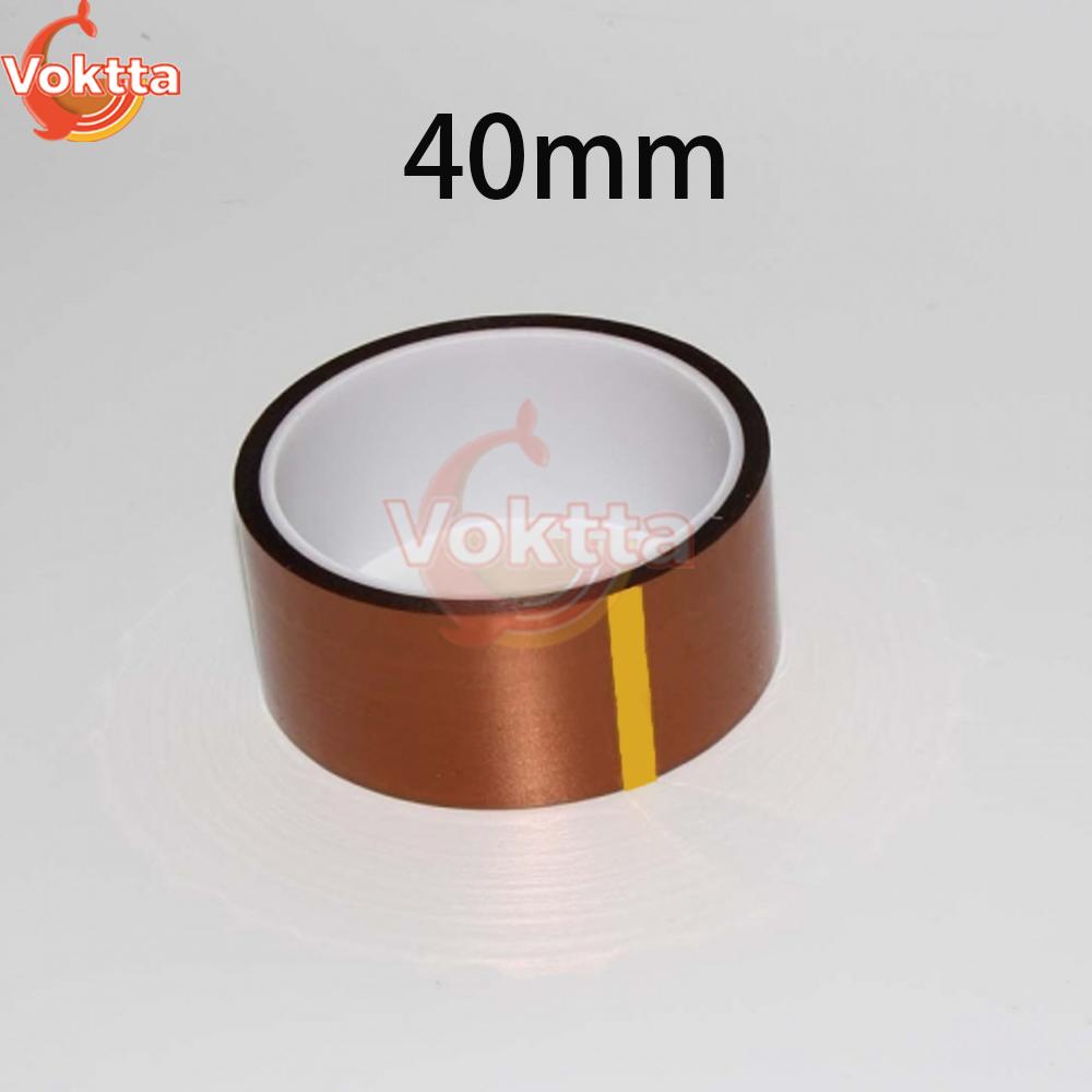 100ft Self-adhesive Tape Sticky High Temperature Heat Resistant Polyimide Insulation Tape for 3D printing, welding, masking