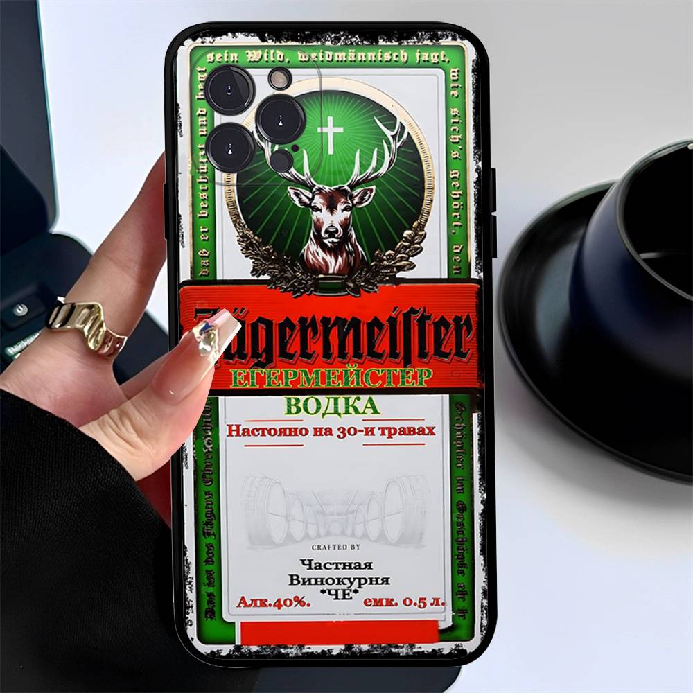 Чехол для телефона с логотипом J-Jagermeister для IPhone 16 17 Air 15 14 13 12 11 Pro Max 16E Plus Fundas