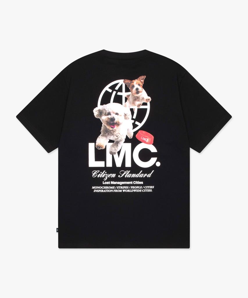 LMC Летящий щенок Футболка Черная