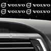 Металлические наклейки с логотипом Volvo для интерьера автомобиля - 4 или 8 штук