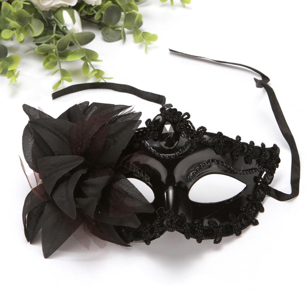 Sexy Ladies Big Lily Flower Princess Mask Christmas Halloween Masquerade Mask New Beauty Mask