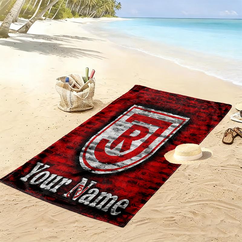 Ssv Jahn Regensburg Custom Name Print Beach Towel Large Soft Quick Dry Towel For Beach Camping Swimming