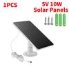 20 Вт 5 В солнечные панели портативное зарядное устройство Micro USB на солнечной батарее водонепроницаемый внешний аккумулятор регулируемая подставка на 360° источник питания для камеры видеонаблюдения