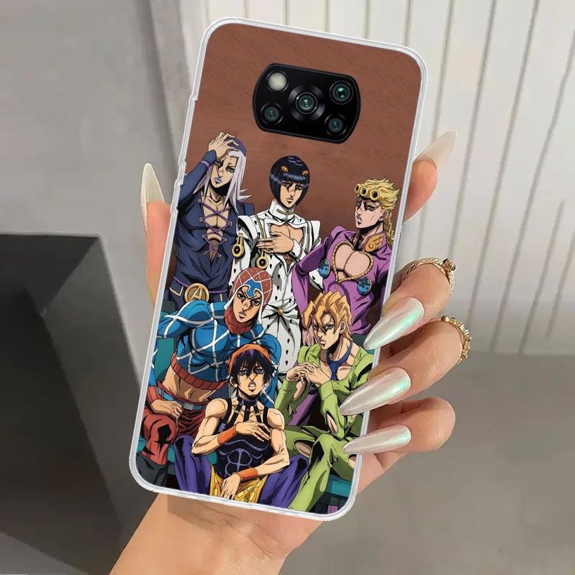 Чехол для телефона JoJo's Bizarre Adventure Golden Wind для Xiaomi Poco X5 X6 X7 Pro F7 Ultra M7 Redmi 15 15C 13 13C 12 12C 10 10A 10C 9 9