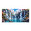 Diamond Mosaic Rainbow Waterfall Scenery Large Size Diy Diamond Painting Full Drill Landscape Jewelry Cross Stitch Picture Wall Decor
