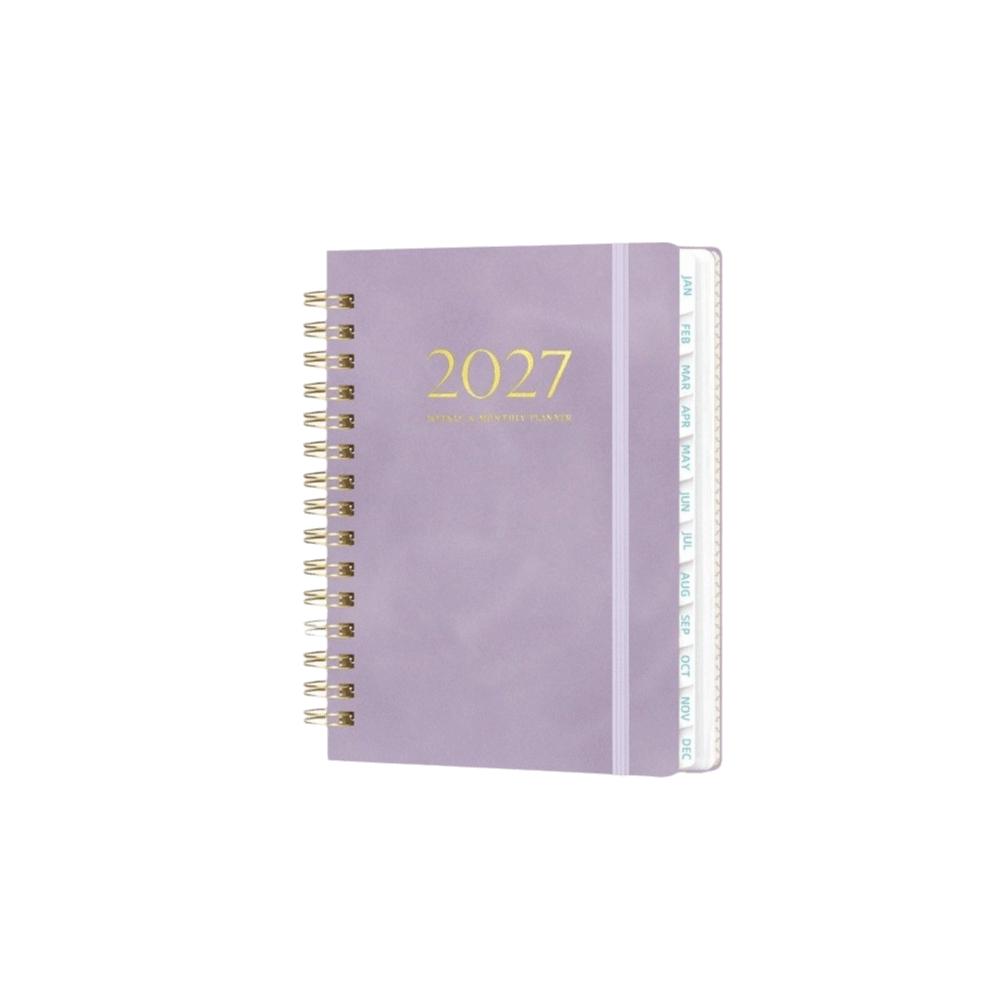 Paper Annual Planner Book Spiral Binding Spiral Notebook New 2027 Planner Notebook Daily Planning