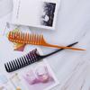 1 шт. расческа с хвостиком, салонная щетка для волос, парикмахерский инструмент, сделай сам, расчески с широкими зубцами