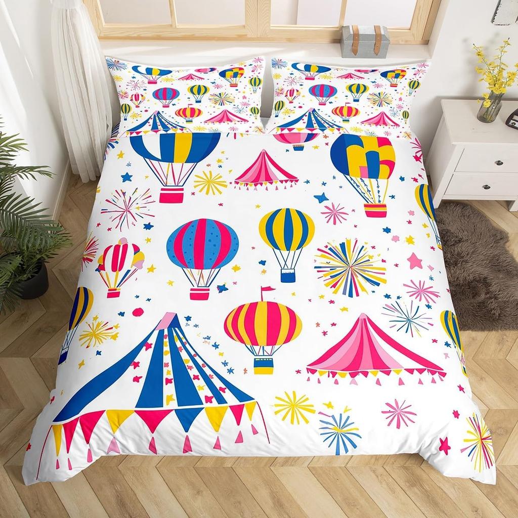 Пододеяльник с изображением фейерверка, комплект постельного белья Fantasy Castle, комплект постельного белья Prague Cityscape, комплект постельного белья из микрофибры с изображением магических психоделических цветов