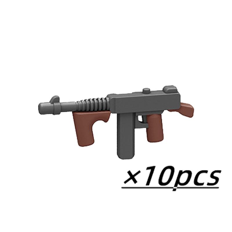 Военный строительный блок Второй мировой войны, фигурка солдата, оружие, игрушечный пистолет, снайпер, автомат, карабин АК, винтовка, аксессуары, армейские кирпичи, модель B081