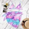Micro Bikini 3 Packs Bikini Set Tie Dye Купальник Женский Купальники Для Женщин Купальные Костюмы Купальные Костюмы Пляжная Одежда Biquini