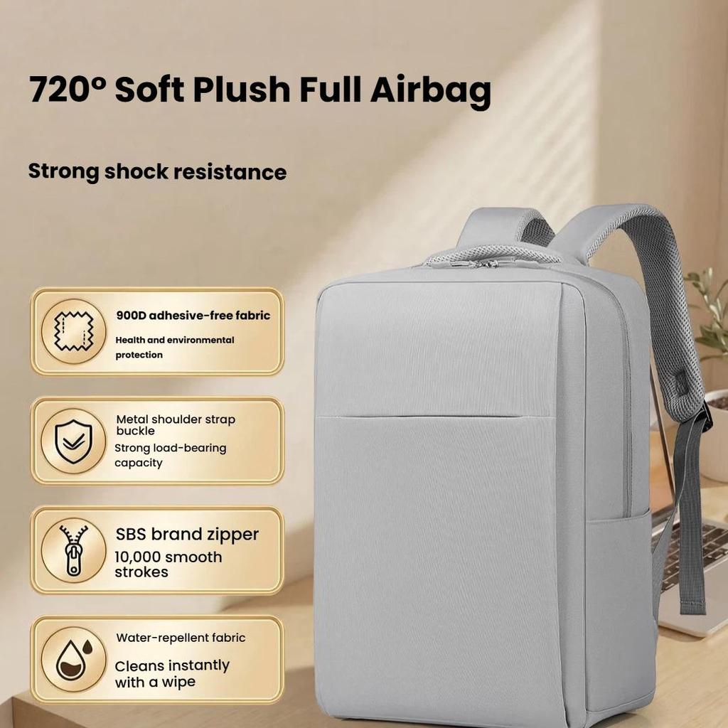 Backpack 14-16.2-inch Unisex Business Travel Shockproof Airbag Shoulder Bag