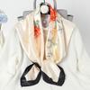 Spring/Summer New Women'S Silk Scarf 90 * 90cm Simulated Silk Twill Square Scarf Fashion Printed Large Square Scarf Professional Scarf