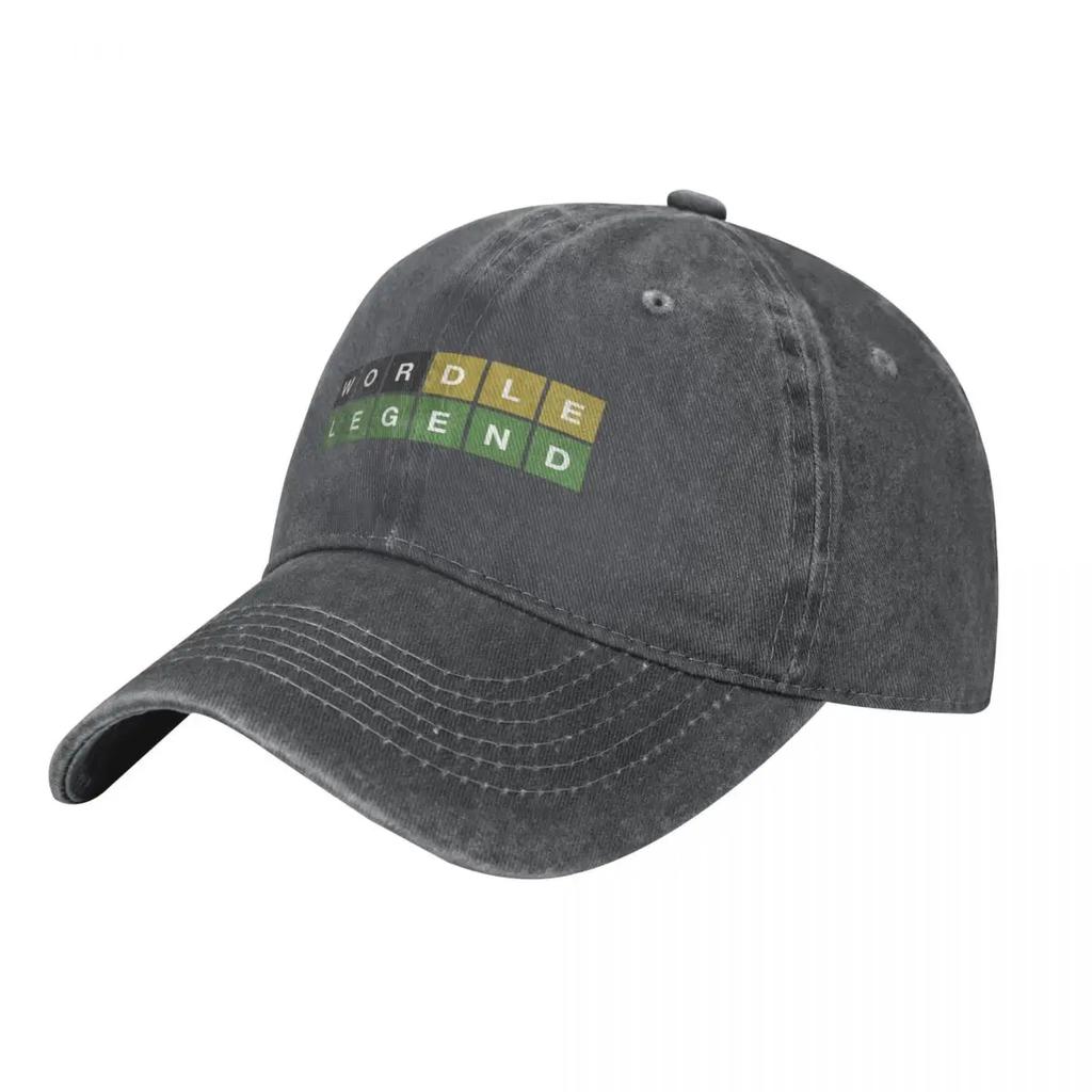 Wordle Legend (Wordle Style) Baseball Cap Designer Hat golf hat genuine fishing caps Unisex Bobble Hat Designer Unisex Womens