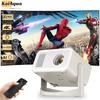 Home Cinema Native 4k Portable Projector Ht23 Pro 1080p 650ansi L018 360° Auto Focus Keystone Correction Android 11 Bt5.0 Wifi6