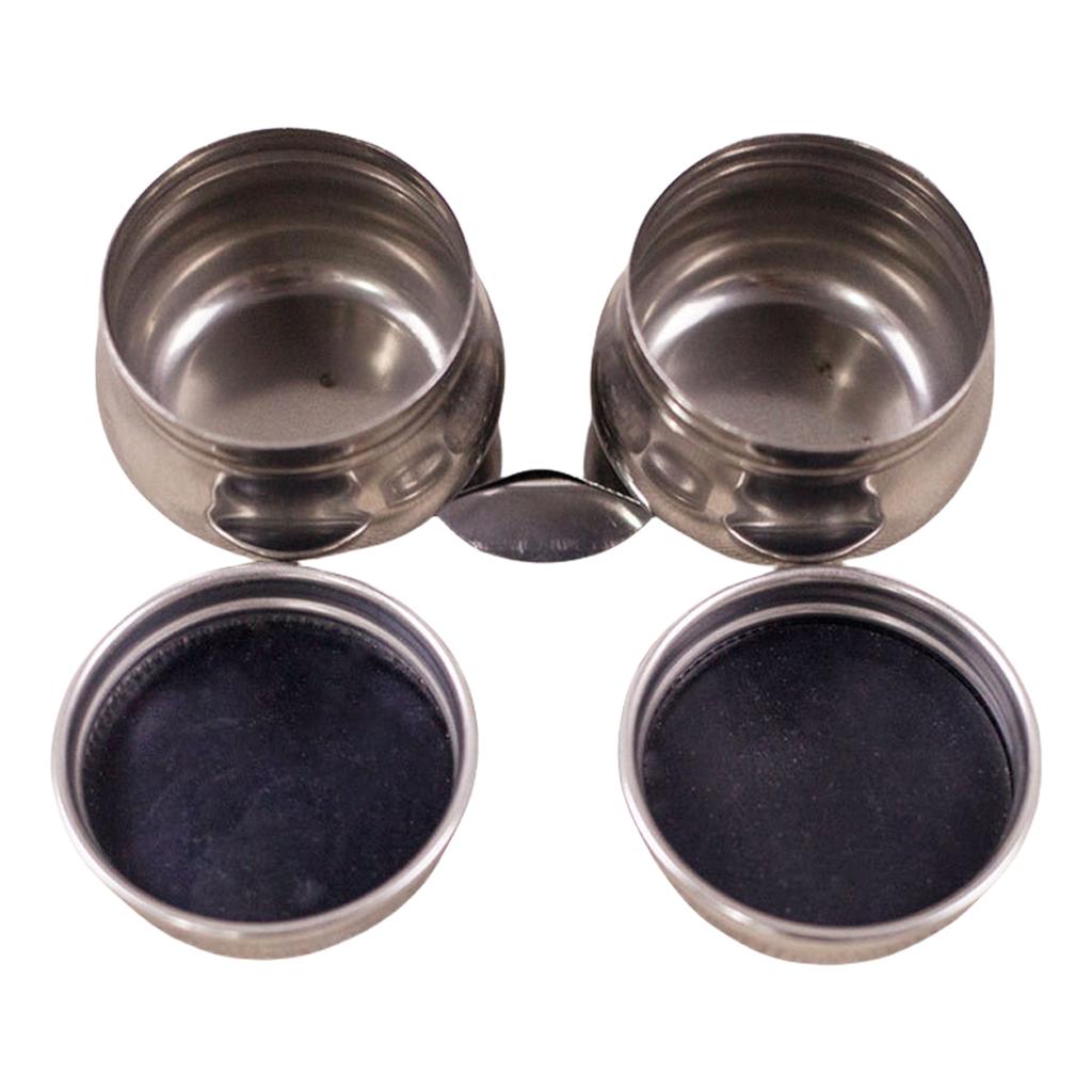 Palette Cup Large Mouth Single Dipper Pallete Cup Double Dipper Painting Pot Container with Lid and Clip for Drawing