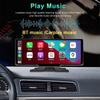 10,26-дюймовый видеорегистратор DVR Car Carplay android auto беспроводной видеорегистратор с двумя объективами BT FM AUX 64G OBD мониторинг парковки