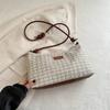 Temperament Check Commuting Simple Fashion Большая вместимость Популярная весенняя новая женская сумка через плечо для женщин